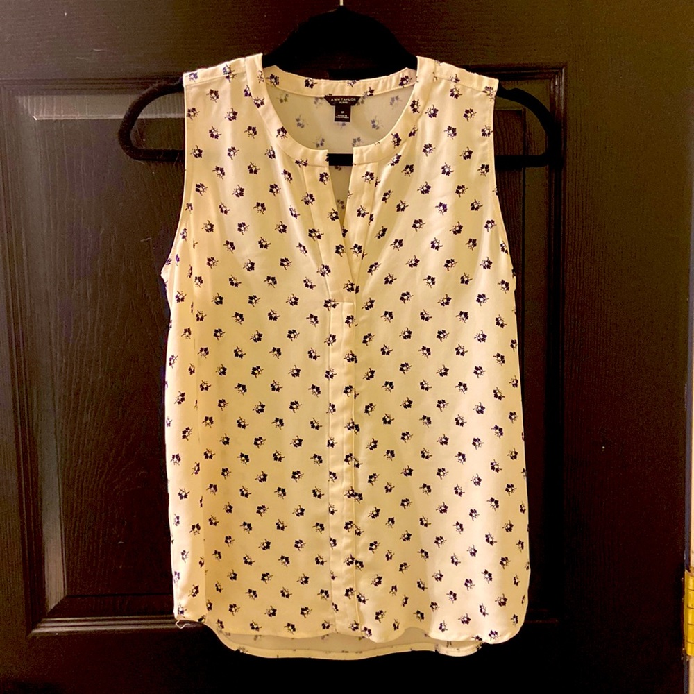 Anne Taylor floral blouse